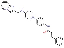 N-(4-{4-[(imidazo[1,2-a]pyridin-2-ylmethyl)amino]-1-piperidinyl}phenyl)-3-phenylpropanamide