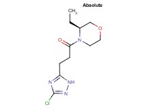 (3S)-4-[3-(3-chloro-1H-1,2,4-triazol-5-yl)propanoyl]-3-ethylmorpholine