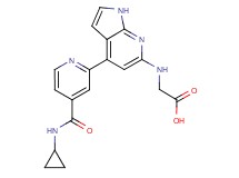 N-(4-{4-[(cyclopropylamino)carbonyl]pyridin-2-yl}-1H-pyrrolo[2,3-b]pyridin-6-yl)glycine