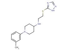 1-(3-methylphenyl)-N-[2-(1H-1,2,4-triazol-5-ylthio)ethyl]piperidin-4-amine