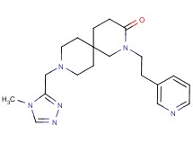 9-[(4-methyl-4H-1,2,4-triazol-3-yl)methyl]-2-(2-pyridin-3-ylethyl)-2,9-diazaspiro[5.5]undecan-3-one