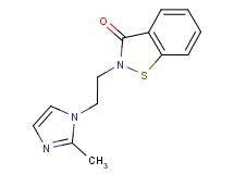2-[2-(2-methyl-1H-imidazol-1-yl)ethyl]-1,2-benzisothiazol-3(2H)-one