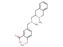2-methoxy-5-({methyl[(2-methyl-1,2,3,4-tetrahydroisoquinolin-3-yl)methyl]amino}methyl)benzoic acid