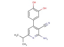 2-amino-4-(3,4-dihydroxyphenyl)-6-isopropylnicotinonitrile