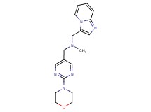 (imidazo[1,2-a]pyridin-3-ylmethyl)methyl[(2-morpholin-4-ylpyrimidin-5-yl)methyl]amine