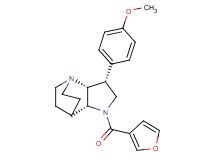 (3R*,3aR*,7aR*)-1-(3-furoyl)-3-(4-methoxyphenyl)octahydro-4,7-ethanopyrrolo[3,2-b]pyridine