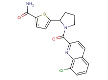 5-{1-[(8-chloro-2-quinolinyl)carbonyl]-2-pyrrolidinyl}-2-thiophenecarboxamide