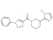 3-(1H-imidazol-2-yl)-1-[(1-phenyl-1H-1,2,3-triazol-4-yl)carbonyl]piperidine