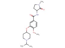 3-[(1-isopropylpiperidin-4-yl)oxy]-4-methoxy-N-(1-methyl-2-oxopyrrolidin-3-yl)benzamide