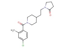 1-{2-[1-(4-chloro-2-methylbenzoyl)-4-piperidinyl]ethyl}-2-pyrrolidinone