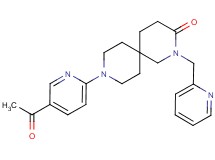 9-(5-acetylpyridin-2-yl)-2-(pyridin-2-ylmethyl)-2,9-diazaspiro[5.5]undecan-3-one