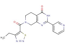 7-[(4-ethyl-1,2,3-thiadiazol-5-yl)carbonyl]-2-pyridin-3-yl-5,6,7,8-tetrahydropyrido[3,4-d]pyrimidin-4(3H)-one