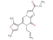 7-allyl-6-(2,5-dimethyl-3-furyl)-N-methyl-8-oxo-7,8-dihydroimidazo[1,2-a]pyrazine-2-carboxamide