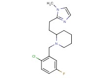 1-(2-chloro-5-fluorobenzyl)-2-[2-(1-methyl-1H-imidazol-2-yl)ethyl]piperidine