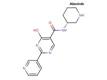 4-hydroxy-N-[(3R)-3-piperidinyl]-2-(3-pyridinyl)-5-pyrimidinecarboxamide dihydrochloride
