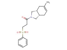 (3aR*,7aS*)-5-methyl-2-[3-(phenylsulfonyl)propanoyl]-2,3,3a,4,7,7a-hexahydro-1H-isoindole