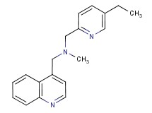 1-(5-ethylpyridin-2-yl)-N-methyl-N-(quinolin-4-ylmethyl)methanamine
