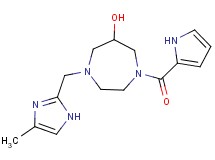 1-[(4-methyl-1H-imidazol-2-yl)methyl]-4-(1H-pyrrol-2-ylcarbonyl)-1,4-diazepan-6-ol
