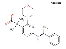 2-methyl-2-(4-morpholin-4-yl-2-{[(1S)-1-phenylethyl]amino}pyrimidin-5-yl)propanoic acid