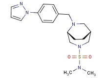 (1R*,5R*)-N,N-dimethyl-6-[4-(1H-pyrazol-1-yl)benzyl]-3,6-diazabicyclo[3.2.2]nonane-3-sulfonamide