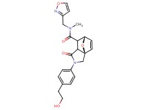 (3aR*,6S*)-2-[4-(2-hydroxyethyl)phenyl]-N-(isoxazol-3-ylmethyl)-N-methyl-1-oxo-1,2,3,6,7,7a-hexahydro-3a,6-epoxyisoindole-7-carboxamide