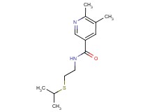 N-[2-(isopropylthio)ethyl]-5,6-dimethylnicotinamide