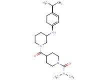 4-({3-[(4-isopropylphenyl)amino]-1-piperidinyl}carbonyl)-N,N-dimethyl-1-piperidinecarboxamide