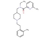 N-ethyl-6-methyl-N-({1-[2-(2-methylphenyl)ethyl]-4-piperidinyl}methyl)-2-pyridinecarboxamide