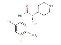 N'-(2-chloro-4-fluoro-5-methylphenyl)-N-methyl-N-4-piperidinylurea hydrochloride