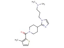 N,N-dimethyl-3-(2-{1-[(3-methyl-2-thienyl)carbonyl]piperidin-4-yl}-1H-imidazol-1-yl)propan-1-amine