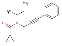 N-(sec-butyl)-N-(3-phenylprop-2-yn-1-yl)cyclopropanecarboxamide