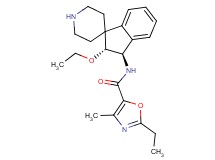 N-[(2R*,3R*)-2-ethoxy-2,3-dihydrospiro[indene-1,4'-piperidin]-3-yl]-2-ethyl-4-methyl-1,3-oxazole-5-carboxamide