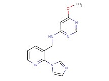 N-{[2-(1H-imidazol-1-yl)pyridin-3-yl]methyl}-6-methoxypyrimidin-4-amine