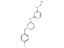 N~2~-[1-(4-chlorobenzyl)-3-piperidinyl]-N~4~-ethyl-2,4-pyrimidinediamine