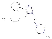 1-(2-{5-[(3Z)-hex-3-en-1-yl]-4-phenyl-1H-imidazol-1-yl}ethyl)-4-methylpiperazine