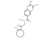 N-(1,4,5,6,7,8-hexahydrocyclohepta[c]pyrazol-3-ylmethyl)-N,2,3-trimethyl-6-quinoxalinecarboxamide