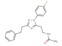 N-{2-[1-(4-fluorophenyl)-3-(2-phenylethyl)-1H-1,2,4-triazol-5-yl]ethyl}acetamide