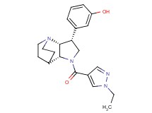 3-{(3R*,3aR*,7aR*)-1-[(1-ethyl-1H-pyrazol-4-yl)carbonyl]octahydro-4,7-ethanopyrrolo[3,2-b]pyridin-3-yl}phenol