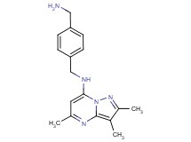 N-[4-(aminomethyl)benzyl]-2,3,5-trimethylpyrazolo[1,5-a]pyrimidin-7-amine hydrochloride