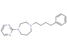 1-(4-phenylbutyl)-4-(2-pyrimidinyl)-1,4-diazepane bis(trifluoroacetate)