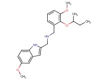(2-sec-butoxy-3-methoxybenzyl)[(5-methoxy-1H-indol-2-yl)methyl]amine