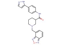 1-(2,1,3-benzoxadiazol-4-ylmethyl)-N-[4-(1H-pyrazol-5-yl)phenyl]-3-piperidinecarboxamide