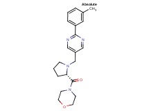 4-(1-{[2-(3-methylphenyl)pyrimidin-5-yl]methyl}-L-prolyl)morpholine