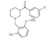 (3-chlorophenyl)[1-(2-hydroxy-6-methoxybenzyl)-3-piperidinyl]methanone