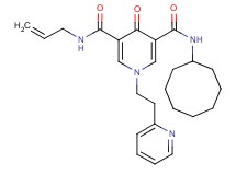 N-allyl-N'-cyclooctyl-4-oxo-1-[2-(2-pyridinyl)ethyl]-1,4-dihydro-3,5-pyridinedicarboxamide