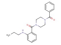 2-[(4-benzoylpiperazin-1-yl)carbonyl]-N-propylaniline