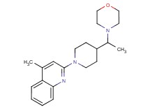 4-methyl-2-{4-[1-(4-morpholinyl)ethyl]-1-piperidinyl}quinoline