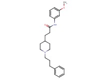N-(3-methoxyphenyl)-3-[1-(3-phenylpropyl)-4-piperidinyl]propanamide