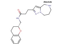 N-[(2R)-3,4-dihydro-2H-chromen-2-ylmethyl]-3-(5,6,7,8-tetrahydro-4H-pyrazolo[1,5-a][1,4]diazepin-2-yl)propanamide hydrochloride