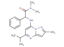 2-[(5-isopropyl-2-methylpyrazolo[1,5-a]pyrimidin-7-yl)amino]-N,N-dimethyl-2-phenylacetamide